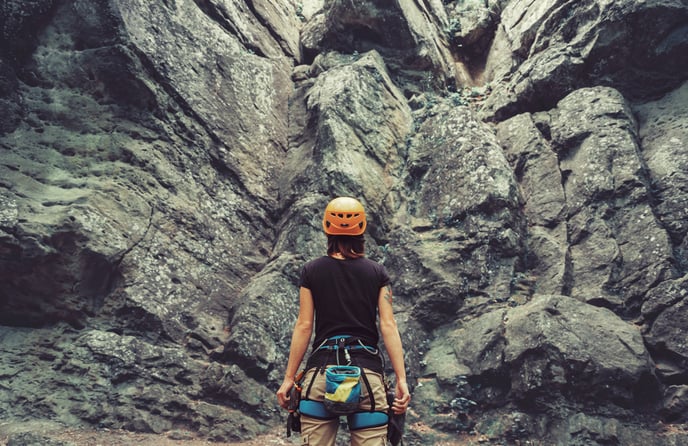 EquityZen IPO Outlook with Woman Rock Climber