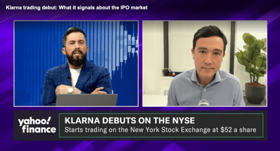 Phil Haslett on Yahoo Finance Klarna IPO