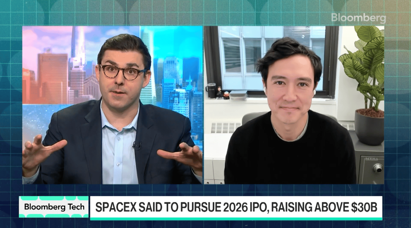 Bloomberg Tech: Phil Haslett on SpaceX's Said 2026 IPO